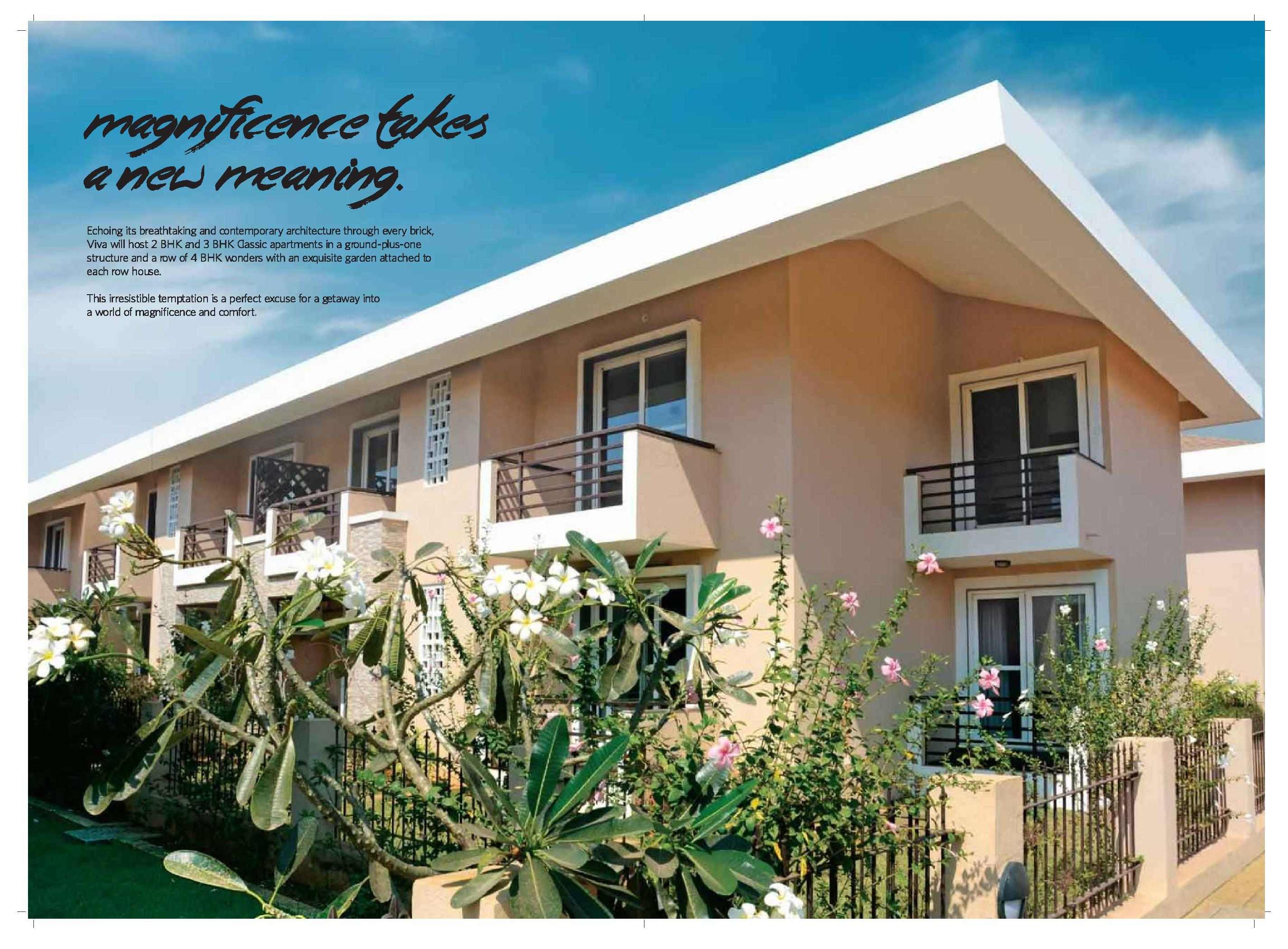 Live in an exclusive gated complex that offers classic apartments at K Raheja Viva in Goa